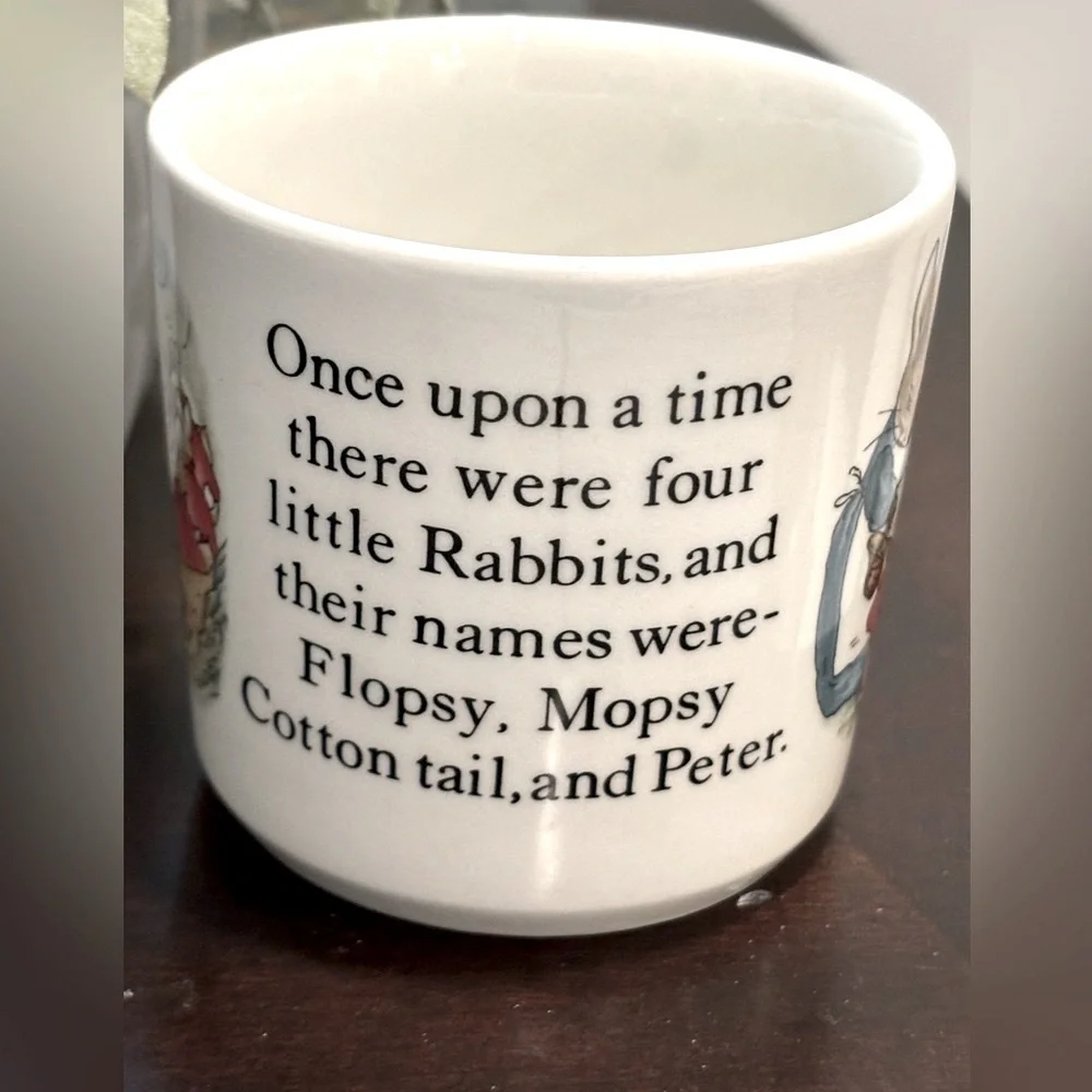 Wedgwood Beatrix Potter China Set. (3 Pc) Peter Rabbit | Bone | Vintage 90’s